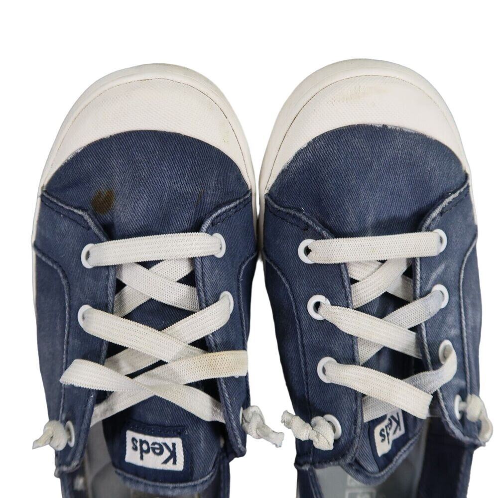 Keds Shoes Womens 8 Slip On Sneakers Casual Canvas Dream Foam Memory Active Blue - Picture 8 of 15